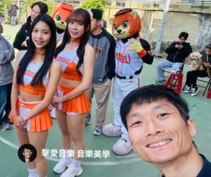 台南長榮中學運動會音響工程實例-舞台架設-現場有Uni-Girls啦啦隊演出-魷魚Ken擊愛音樂-音樂美學團隊