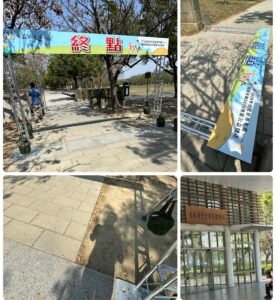 台南奇美博物館路跑公益健走活動-Truss舞台拱門架設現場-戶外音響設備結構細節 - 舞台燈光音響工程 - 魷魚Ken擊愛音樂 - 音樂美學團隊